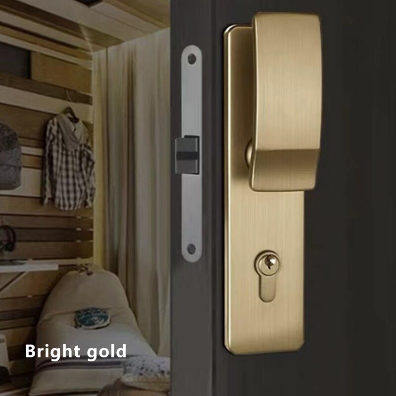 Modernt dörrhandtag med lås i lyxig design