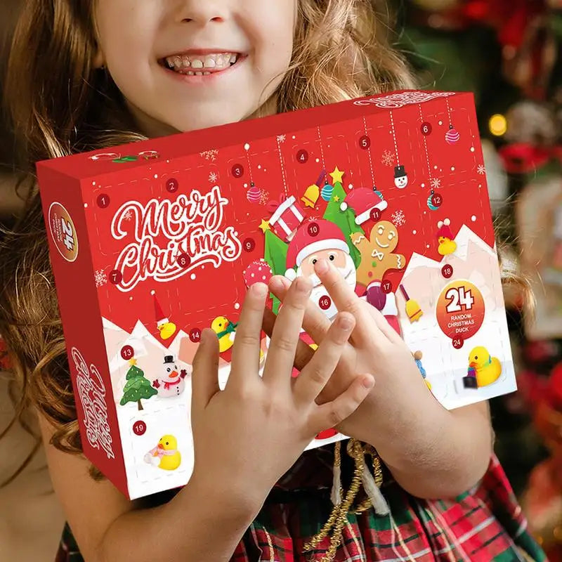 Gummiankejulkalender med 24 designer – julen 2025