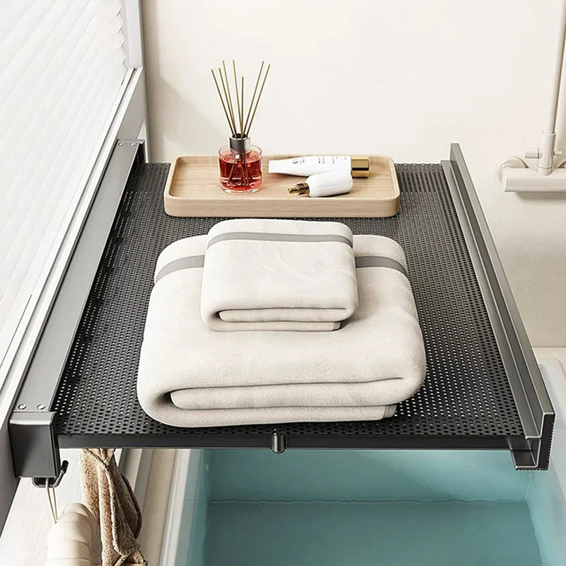 Ultra Suction Expandable Håndklæde Opbevarings Organizer Rack