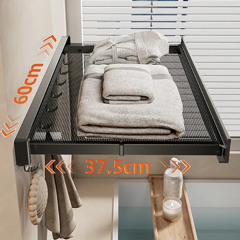 Ultra Suction Expandable Håndklæde Opbevarings Organizer Rack