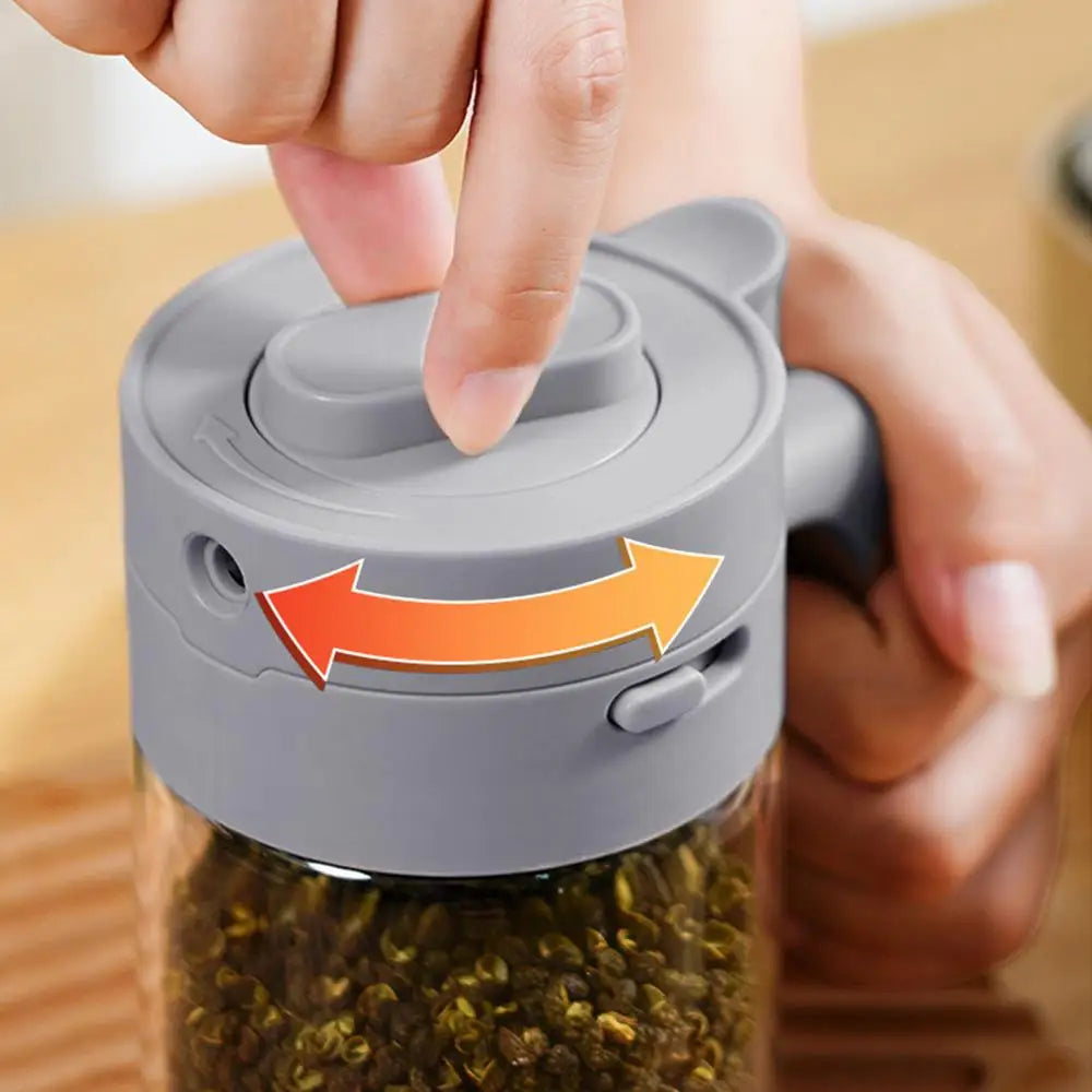 Transparent Glas Låsbart Tætning Glas med Ske