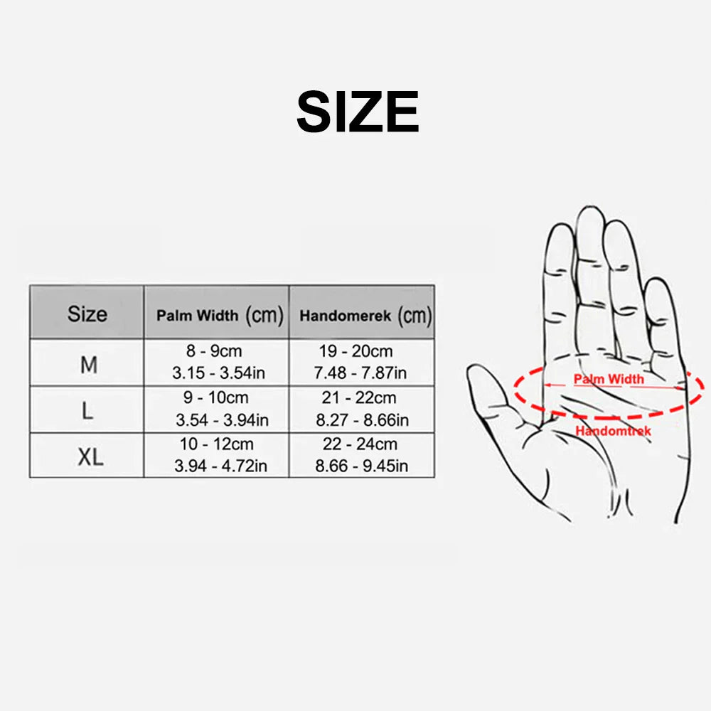 Vinterhandsker med foldbare fingerspidser - Vandafvisende og vindtætte - M–XL