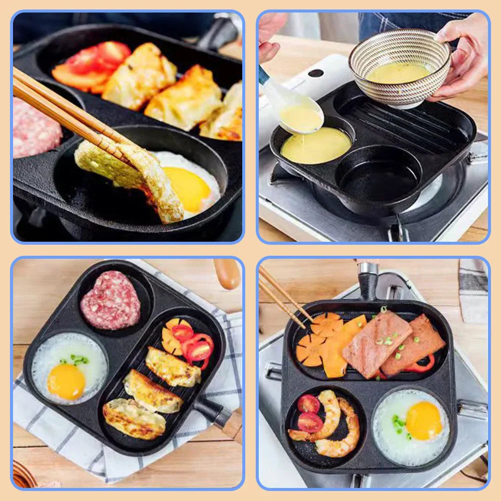 Tre-lomme ultimativ morgenmadspande