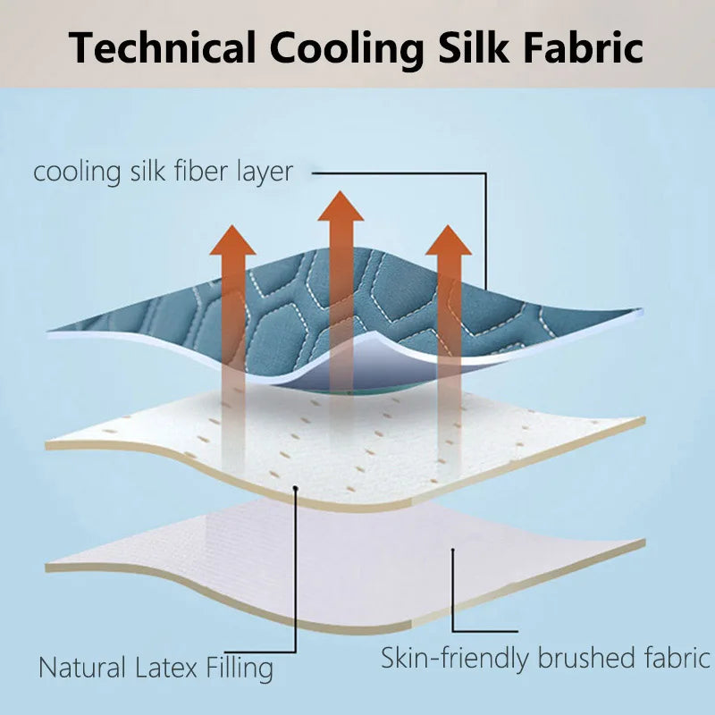 Ultra Cool Latex Vaskbar Behagelig Læsning Tilbage Pude