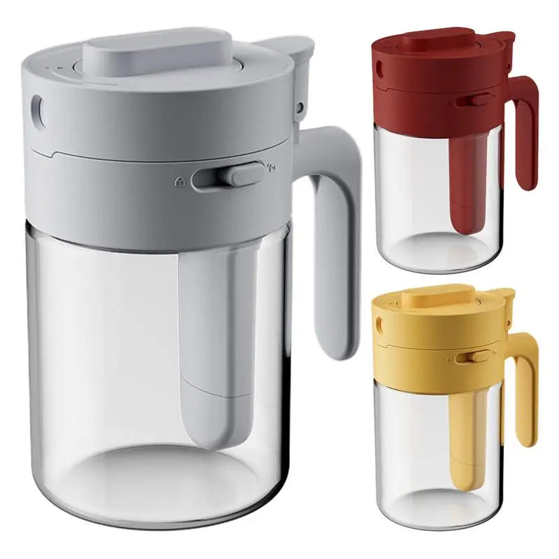 Transparent Glas Låsbart Tætning Glas med Ske