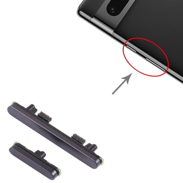 Erstatningsknapper til Pixel 7 Pro – Perfekt pasform til strøm og lyd