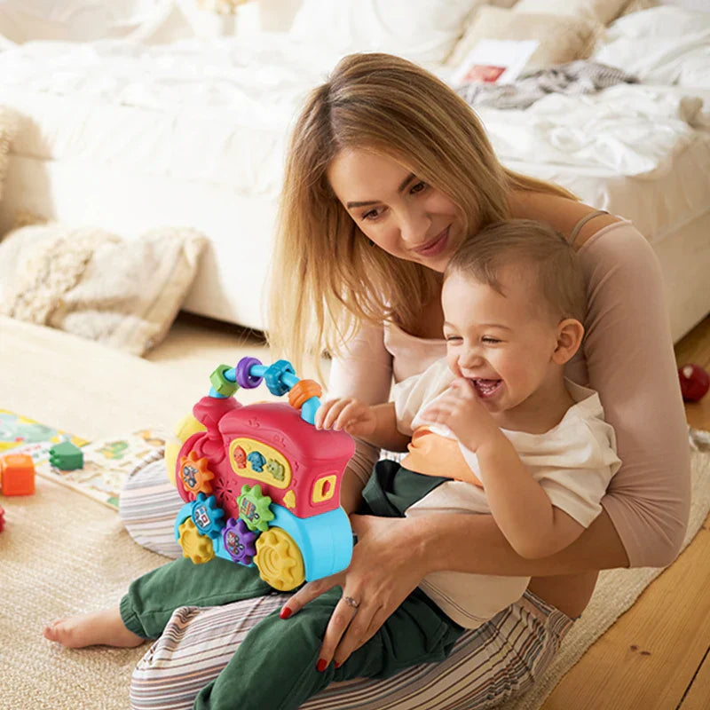 Montessori musikleksaker | Stimulerande tåg för barn