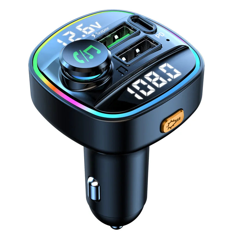 Bluetooth Adapter til Bil - Stream Musik og Oplad Enheder