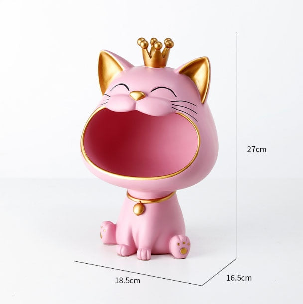 Förvaringslåda med Fortune Kitty-staty för hemmet