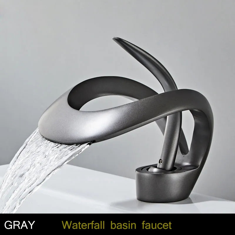 Modern Kreativ Mässing Vattenfallsdesign Kran