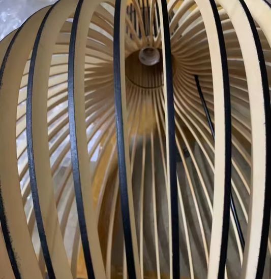 Bambus Pendel Lampe – Naturlig Stemning og Bæredygtigt Design