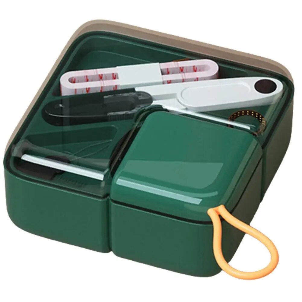 Trendede pastelfarvede rejse-sy-sæt