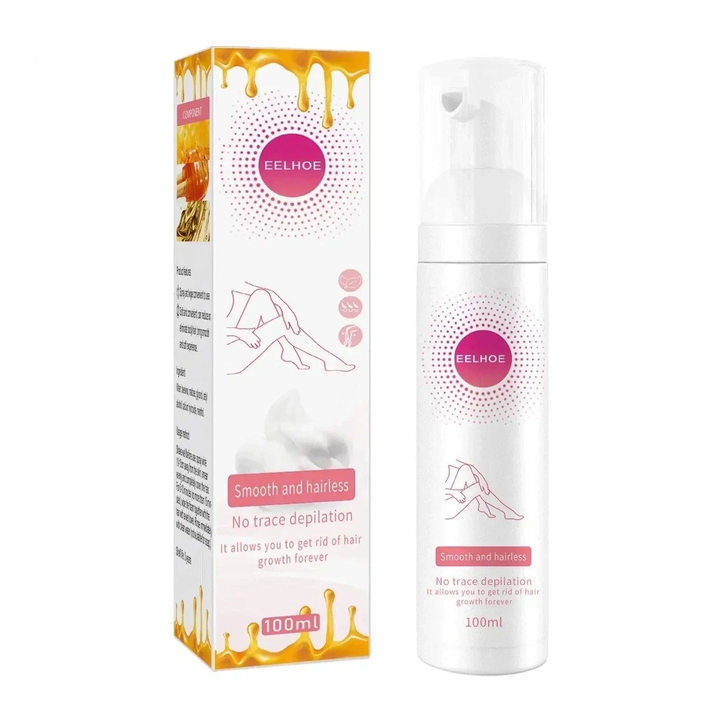 Schaum Spray zur Haarentfernung
