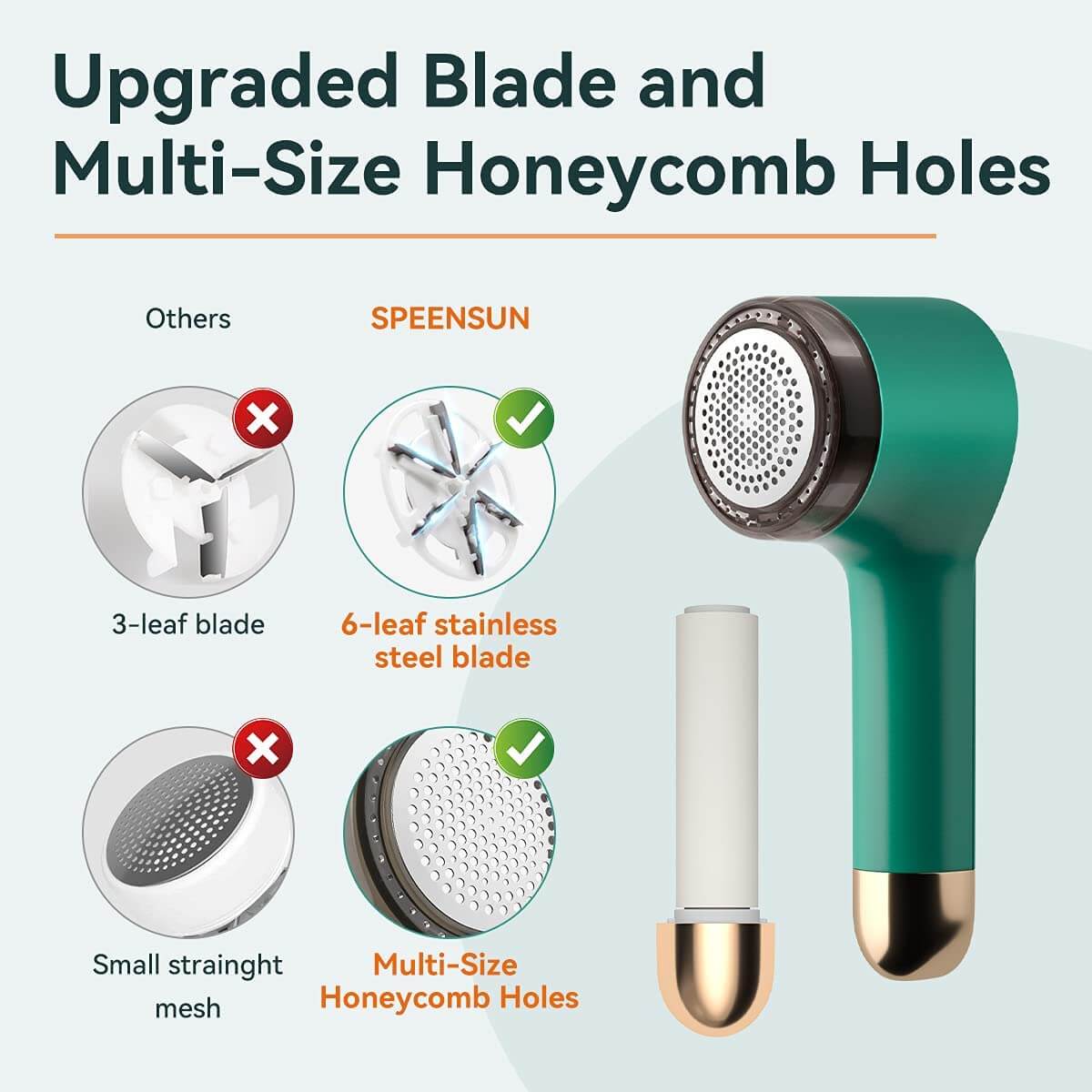 2i1 genopladelig elektrisk tøj fnugfjerner