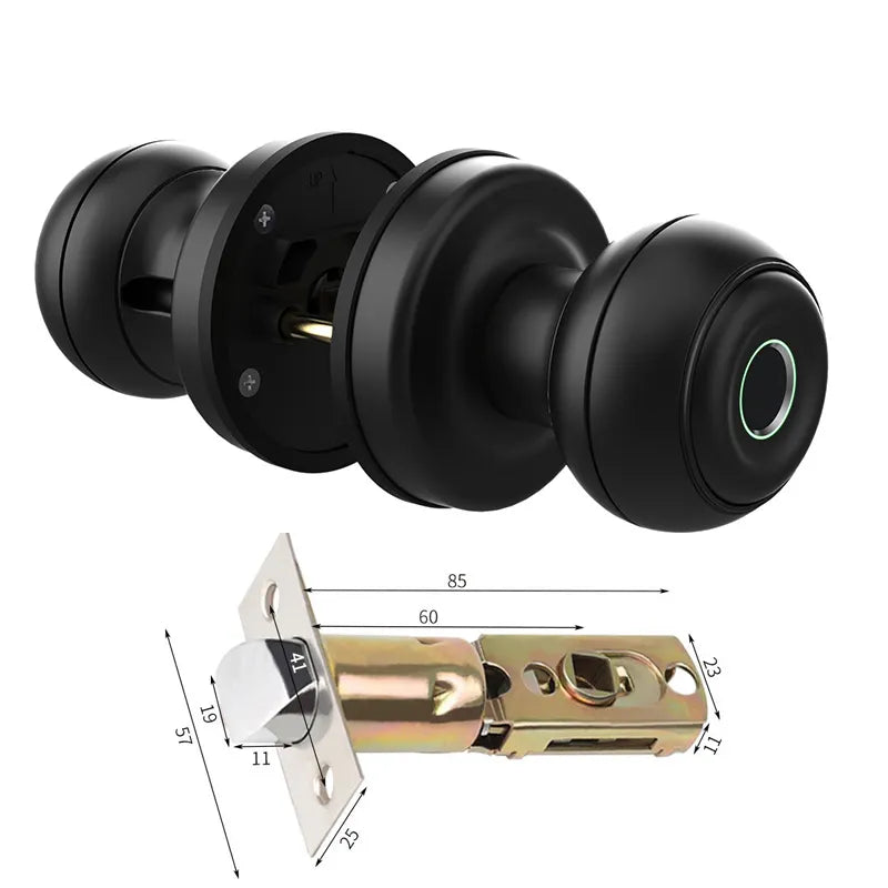 Touch Secure Fingerprint Smart Dørknap