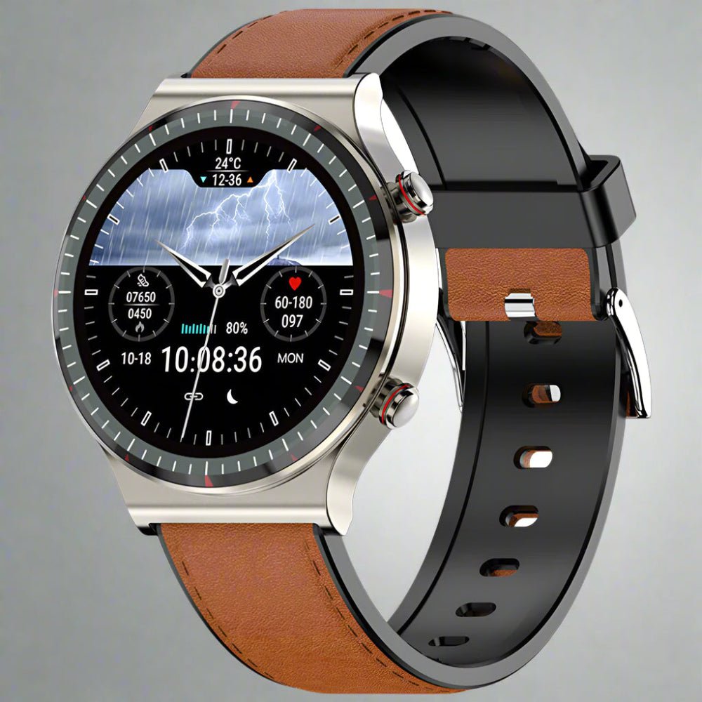 Avancerad Smartwatch med EKG och Blodtrycksmätare - Hälsa på Handleden