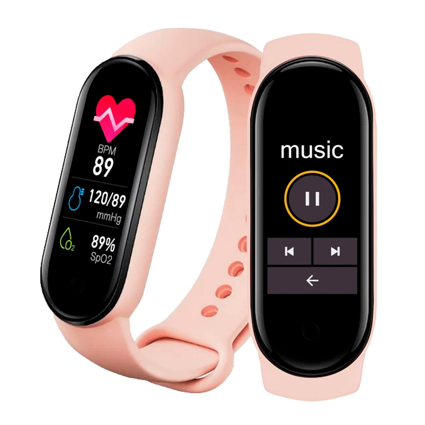 Avanceret fitnessur med aktivitetsmonitor og sundhedsovervågning