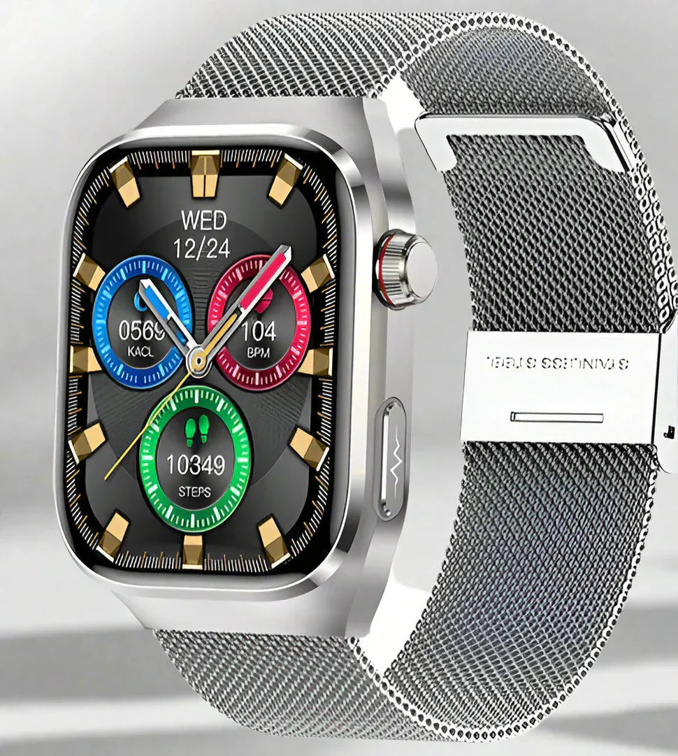 Smartwatch til Helbredsovervågning – EKG, AI & Multifunktionelle Målinger