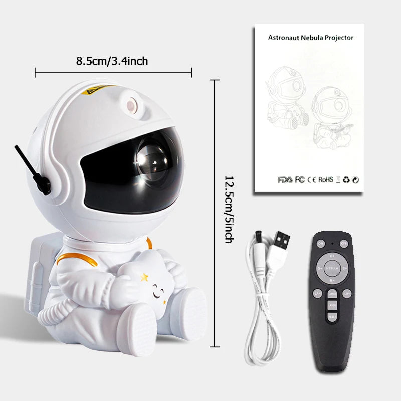 Astronaut Stjerneprojektor med 360° Justerbar Vinkel