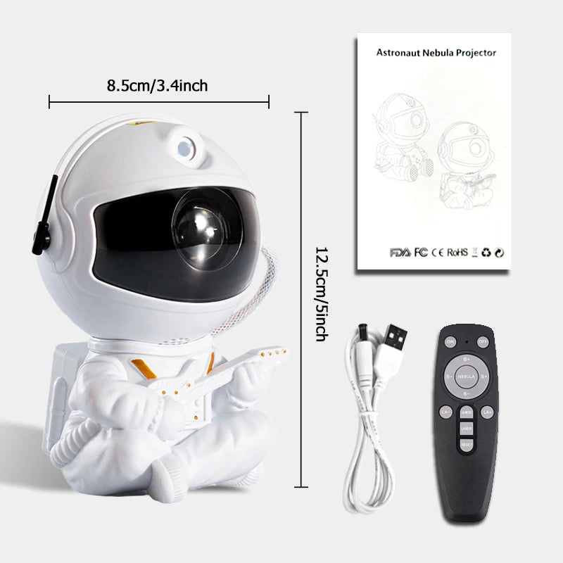 Astronaut Stjerneprojektor med 360° Justerbar Vinkel