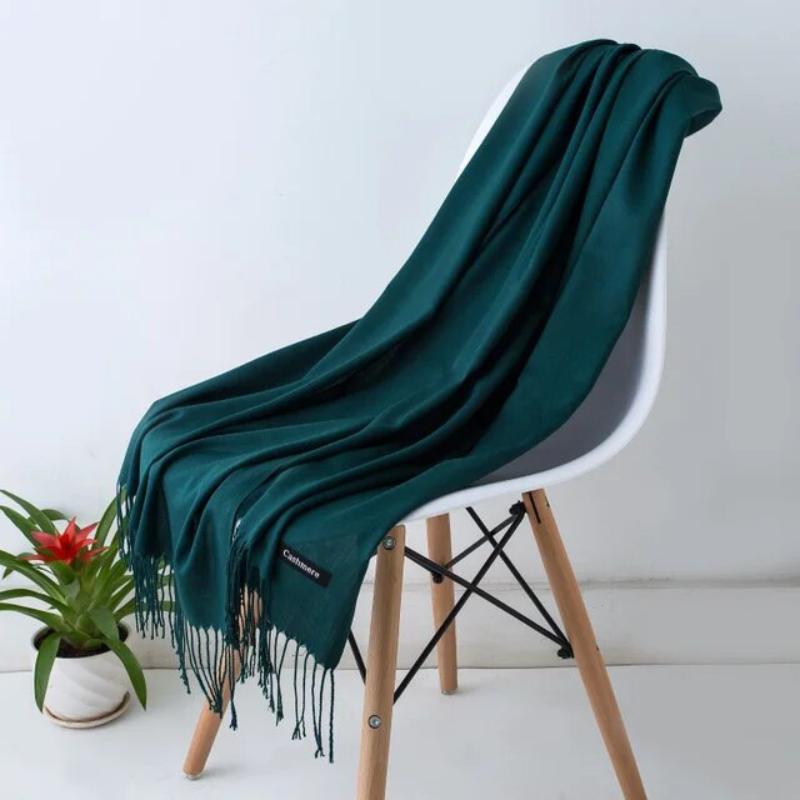 Elegant og Luksuriøs Cashmere Halstørklæde til Efterår og Vinter