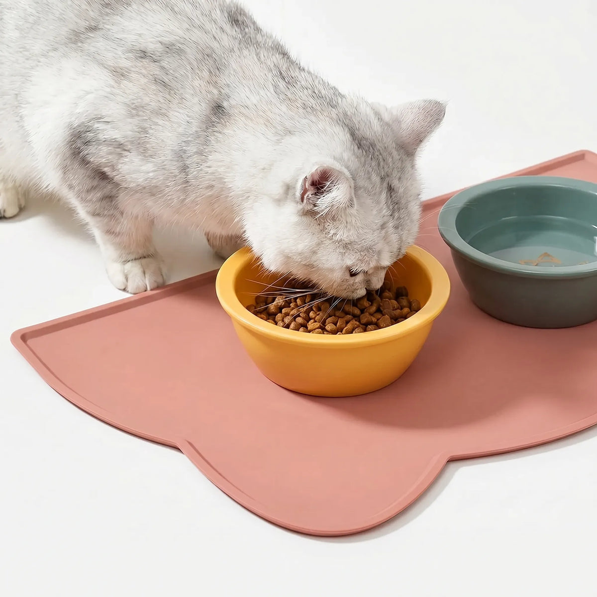 Foderunderlag i dyreform til katte og hunde