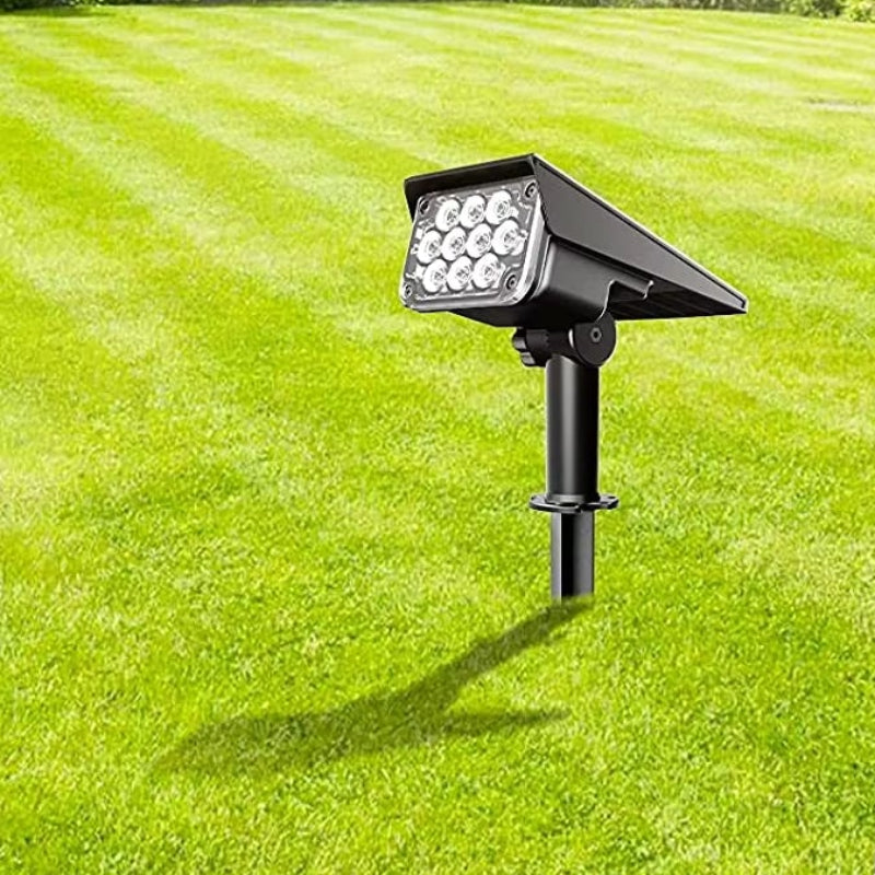 Soldrivna LED-spotlights med automatisk tändning