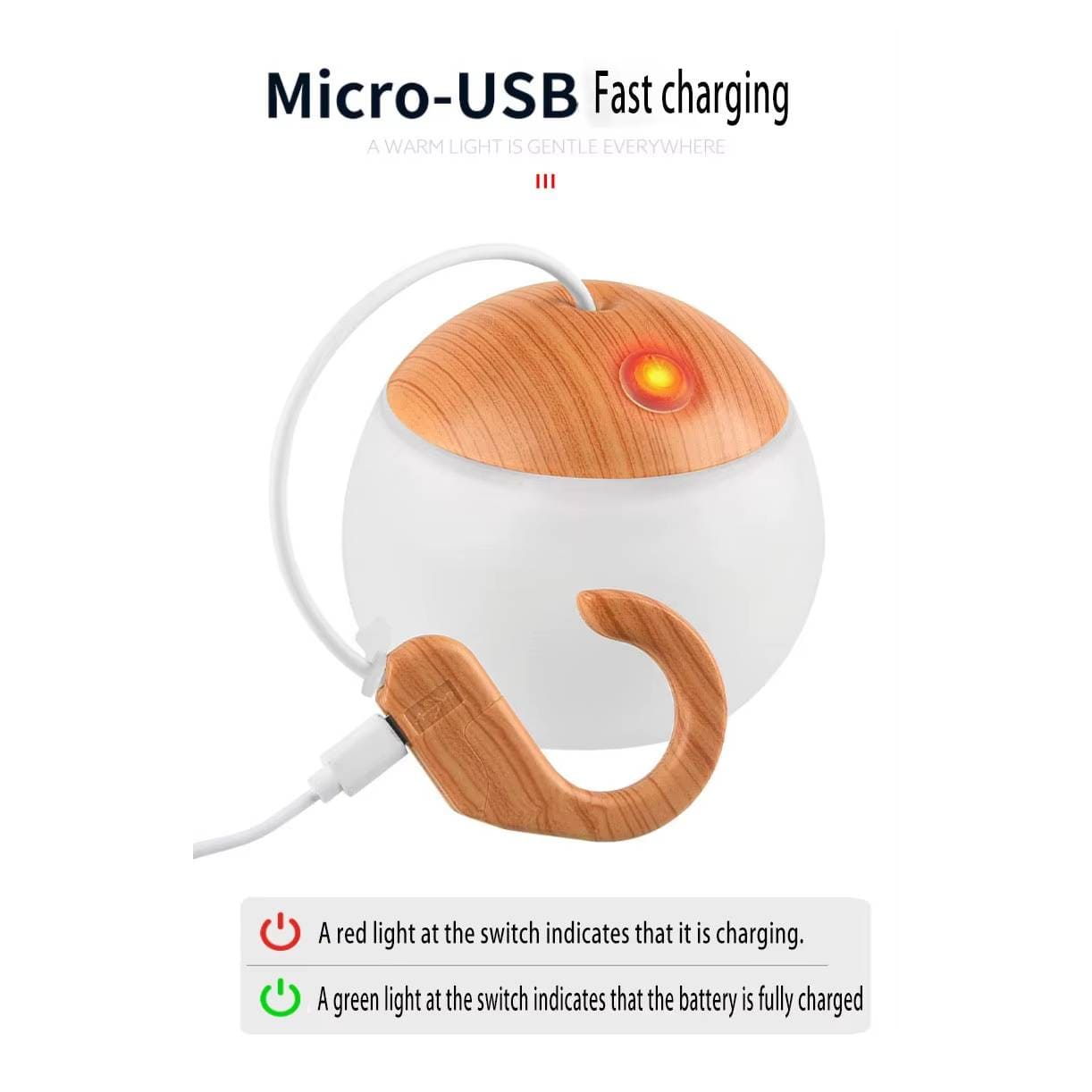 Vandtæt LED Campinglanterne med USB-opladning