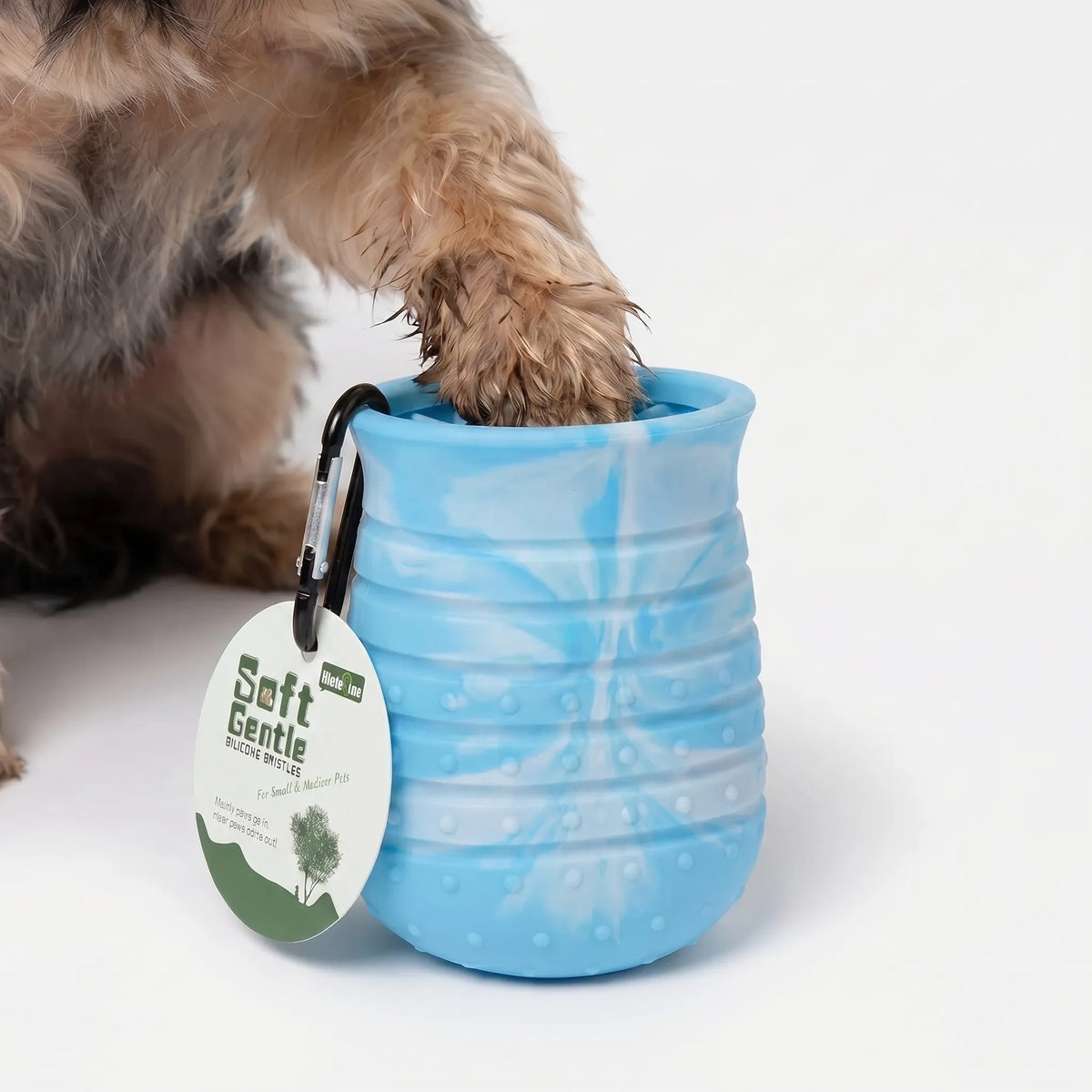Bærbar hundepote vaskebeholder - PawWashCup