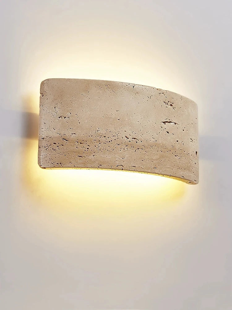Travertin Væglampe IP65 – Elegant Belysning til Dit Hjem