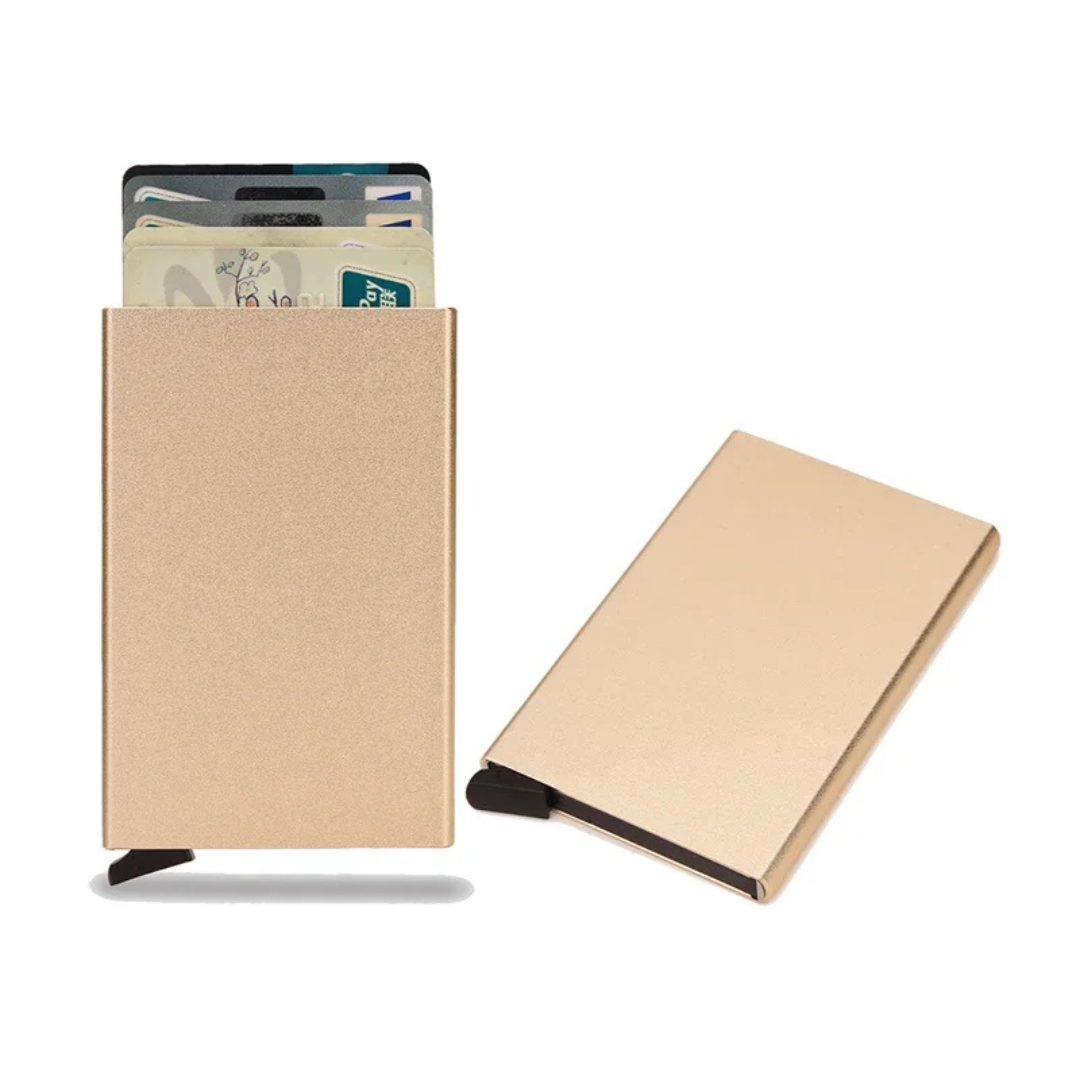 Slim Metal Kortholder med RFID Beskyttelse
