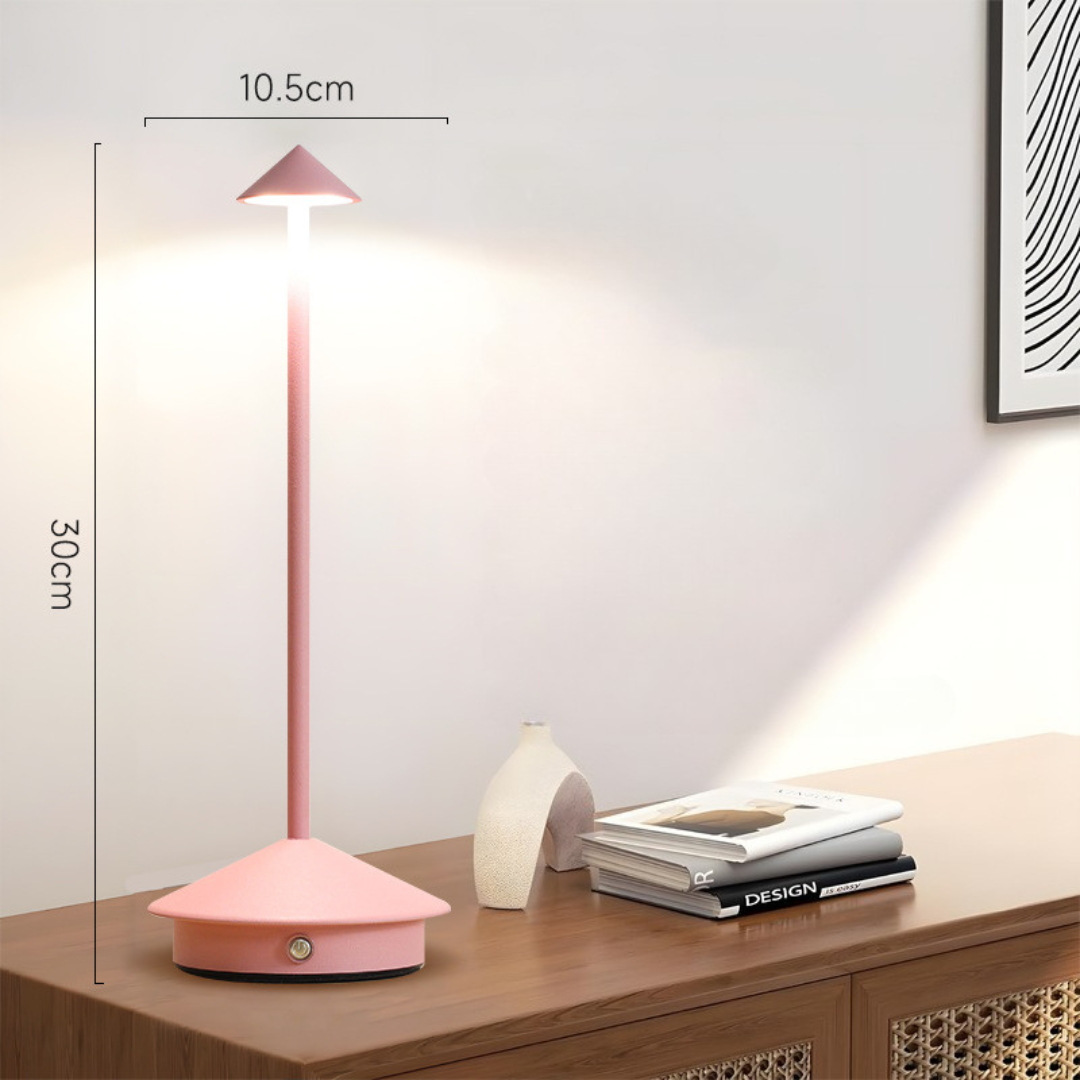 Elegante kabelløse LED-lampe til indendørs og udendørs brug