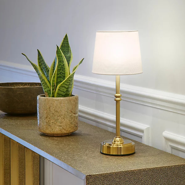 Trådløs Retro Bordlampe med Lang Batterilevetid og Dæmpning