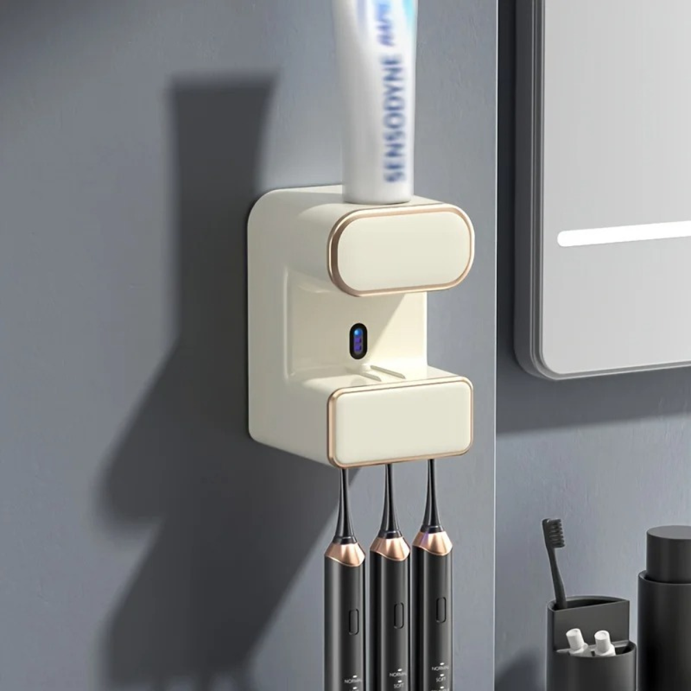 Automatisk Tandpastadispenser – Hygiejnisk og Pladsbesparende