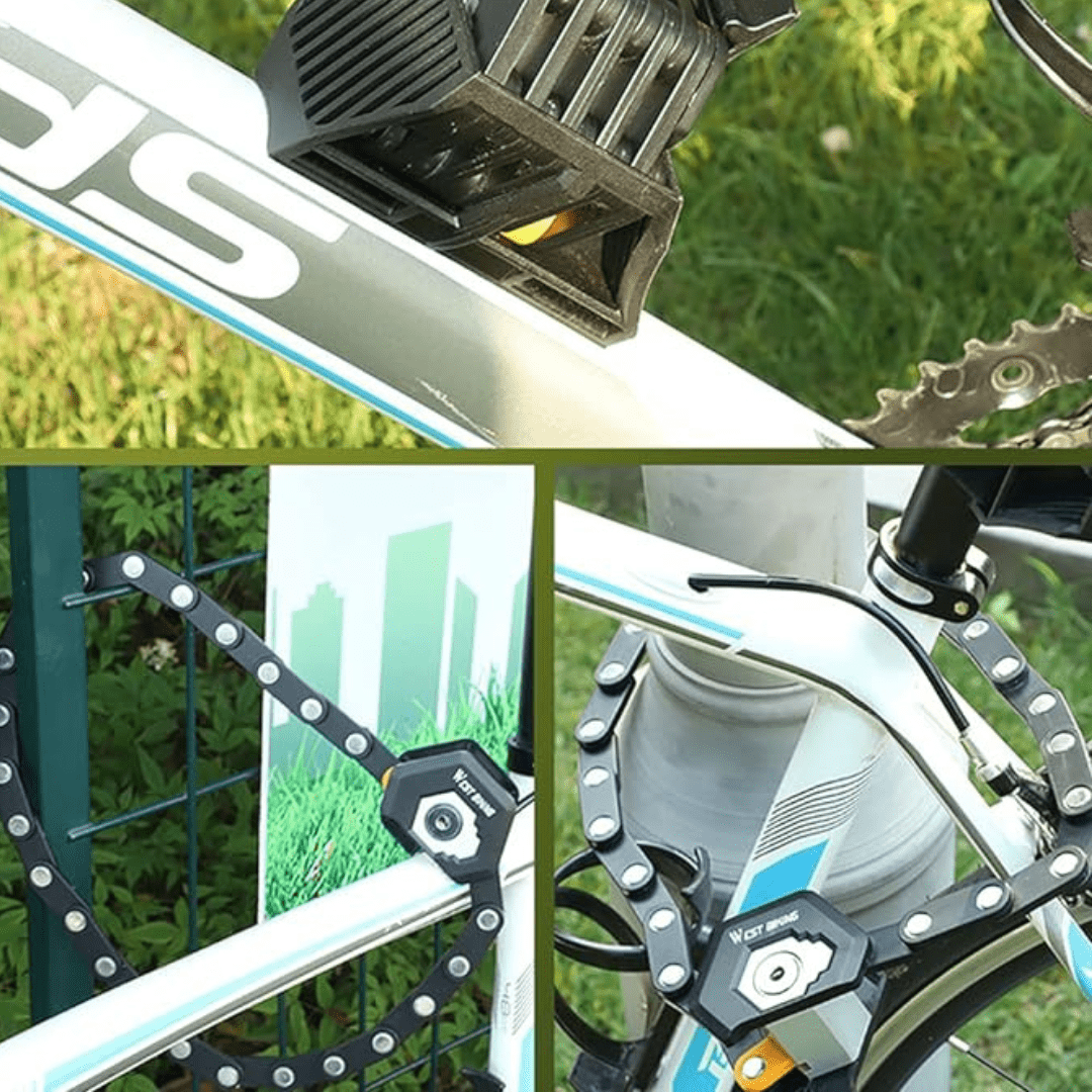 Ultra-stærk cykellås i zinklegering for maksimal sikkerhed