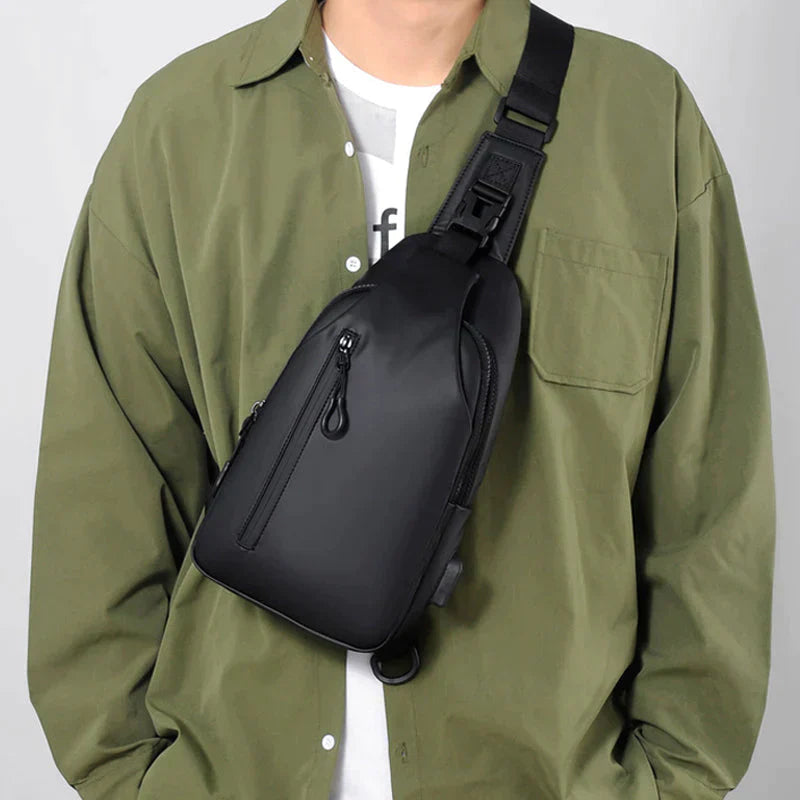 Vandtæt Crossbody Taske med Skjult Sikkerhed og Komfort