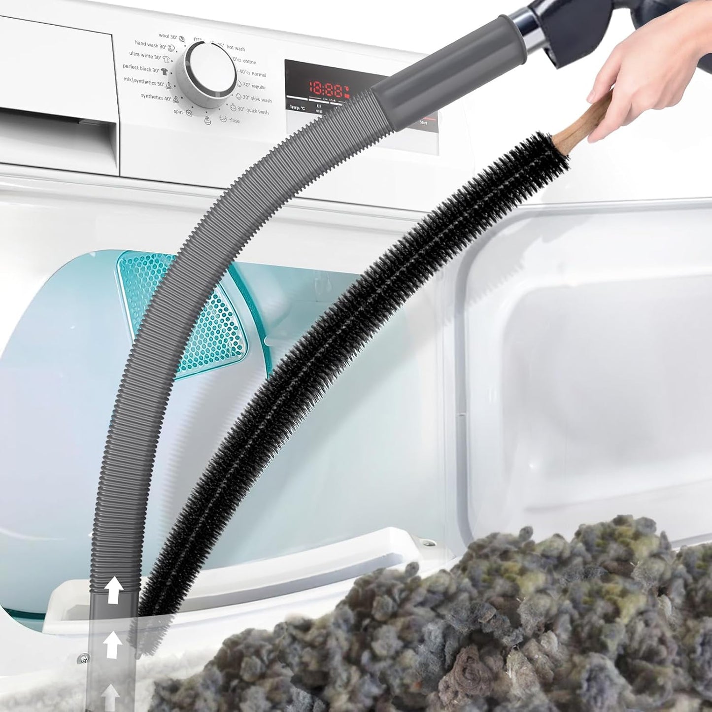 Effektiv torktumlare rengöring: Universal dammsugaradapter