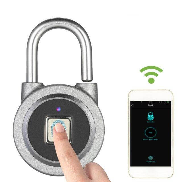 Biometrisk Fingeraftrykslås - Trådløs Sikkerhed & Nøglefri Adgang