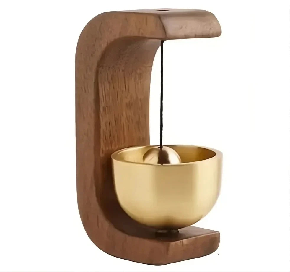 Japansk Zeder Dørklokke med Beroligende Klang & Elegance