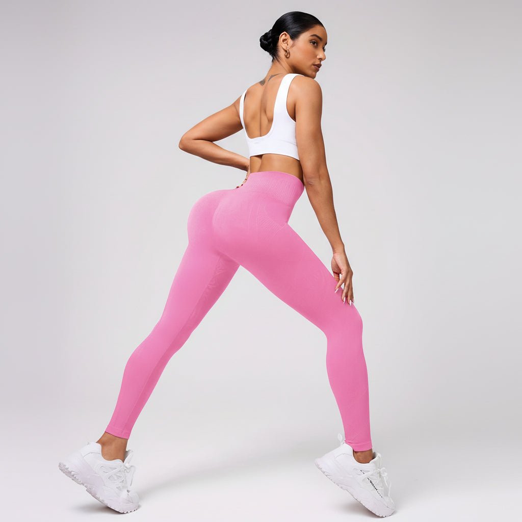 Högmidjade träningsleggings för yoga och löpning för kvinnor