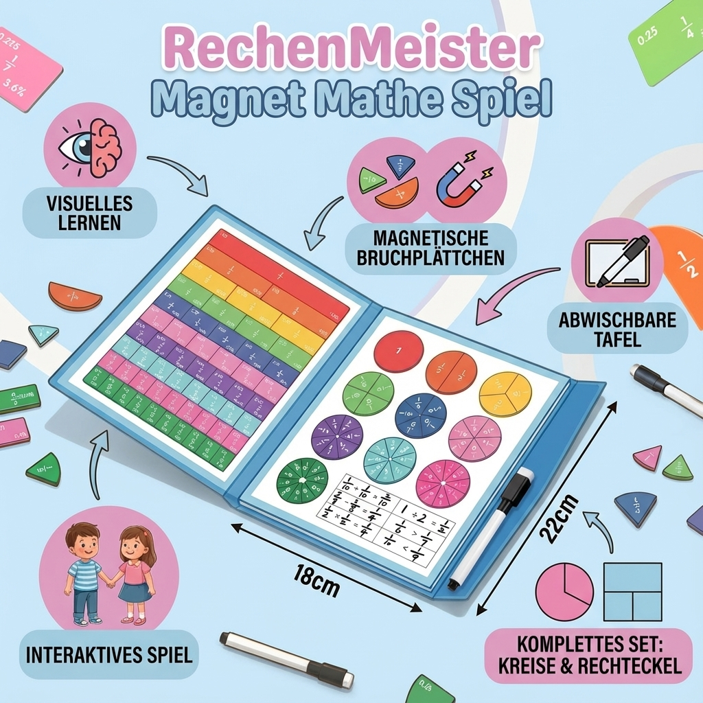 Matematisk Magnetspil med RechenMeister