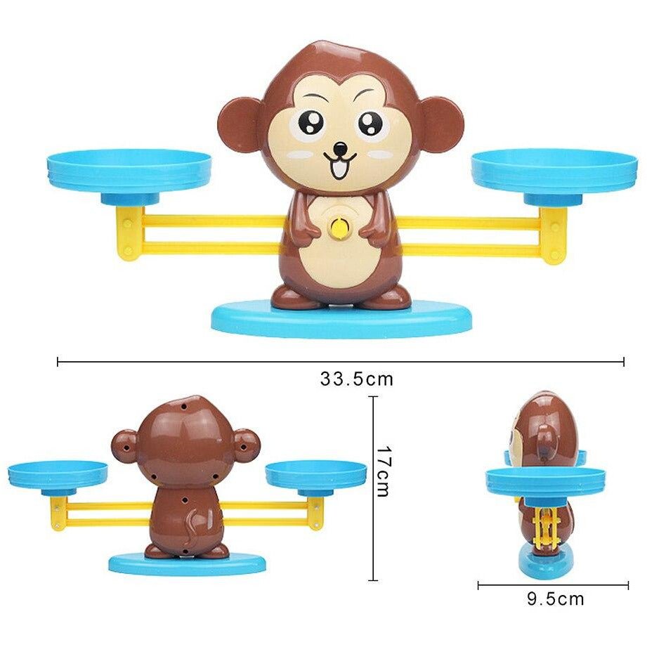 Leg og Tæl med Abens Vægt – MonkeyMath