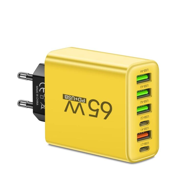 MultiSmart Laddare med 65W – Snabb och Effektiv för Flera Enheter