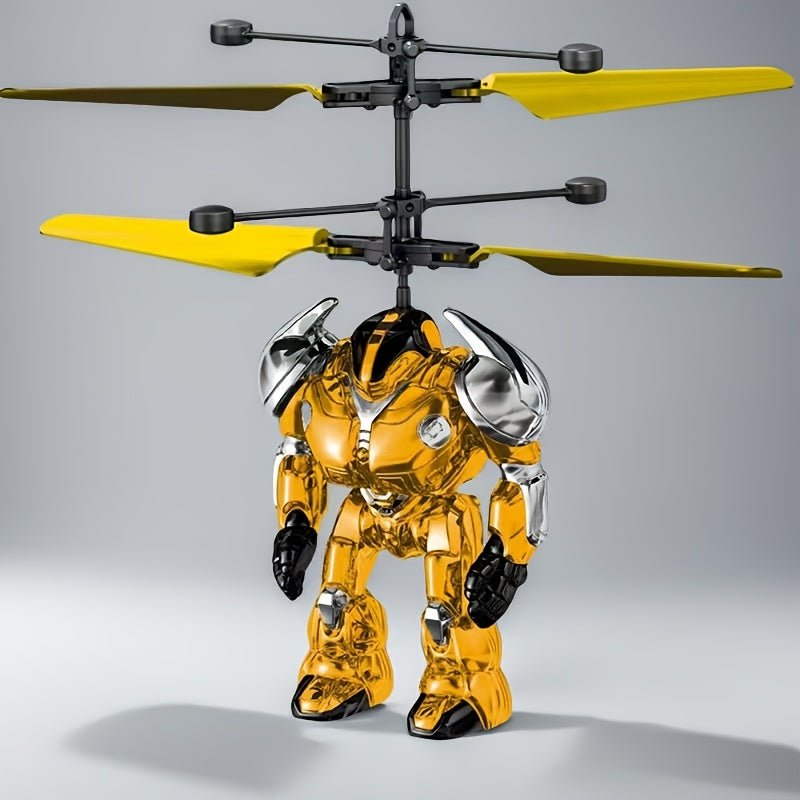 Transformerbar Mecha Stridshelikopter – Enkel Kontroll och Smidig Flygning