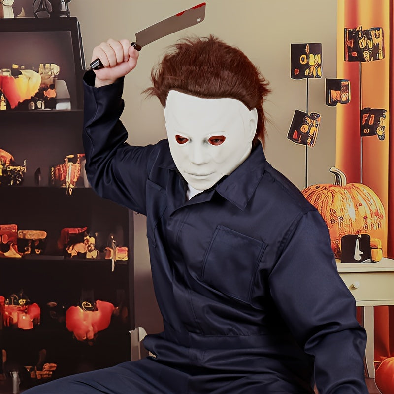 Uhyggeligt Halloween Kostume med Maske – Komfortabel Heldragt