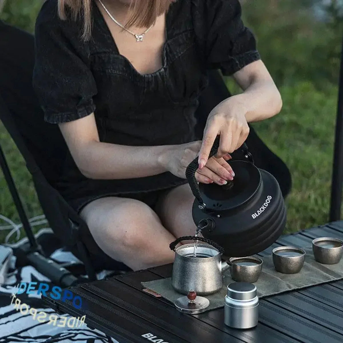 Ultralätt Aluminiumkokare för Camping 1,3 L