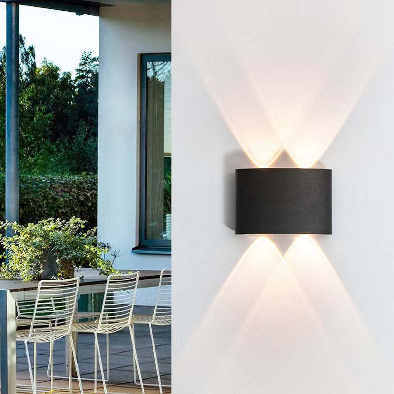 Vandtæt LED-udendørslampe i aluminium med imponerende lys