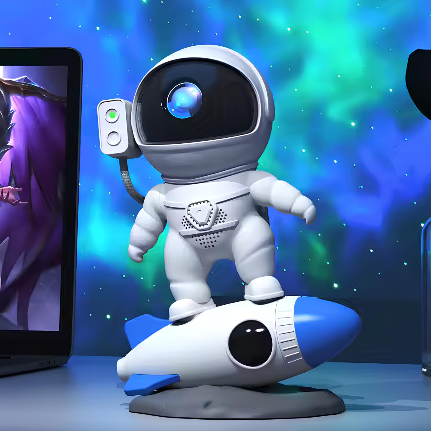 Astronaut Stjernehimmel Projektor med Bluetooth & App-Styring
