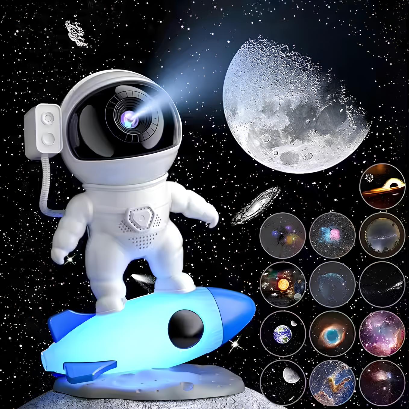 Astronaut Stjernehimmel Projektor med Bluetooth & App-Styring
