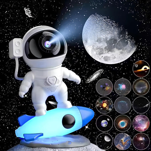 Astronaut Stjernehimmel Projektor med Bluetooth & App-Styring